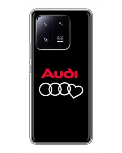 Чехол для Xiaomi 13 Pro с картинкой «Логотип Audi Heart»