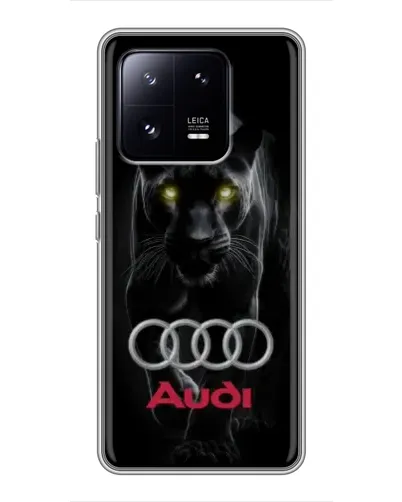 Чехол для Xiaomi 13 Pro с картинкой «Пантера и Audi»