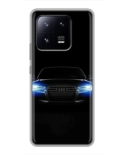 Чехол для Xiaomi 13 Pro с картинкой «Audi в неоне»
