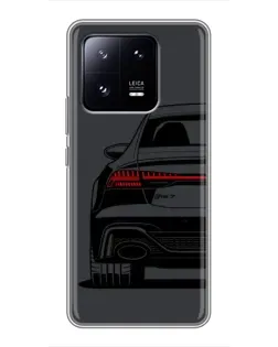 Чехол для Xiaomi 13 Pro с картинкой «Задняя часть Audi — арт»