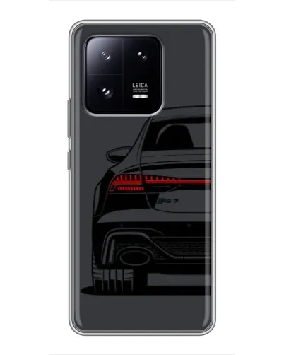 Чехол для Xiaomi 13 Pro с картинкой «Задняя часть Audi — арт»