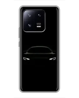 Чехол для Xiaomi 13 Pro с картинкой «Взгляд Audi в темноте»