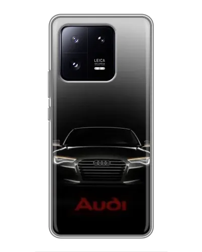 Чехол для Xiaomi 13 Pro с картинкой «Audi — градиентный контур»