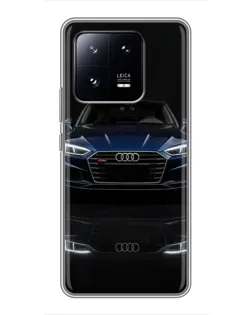 Чехол для Xiaomi 13 Pro с картинкой «Audi — ночное отражение»