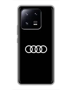 Чехол для Xiaomi 13 Pro с картинкой «Audi White Logo»