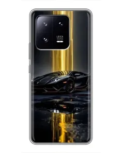 Чехол для Xiaomi 13 Pro с картинкой «Ночной Lamborghini драйв» Чехол для Xiaomi 13 Pro с картинкой «Ночной Lamborghini драйв»