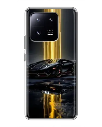 Чехол для Xiaomi 13 Pro с картинкой «Ночной Lamborghini драйв»