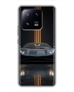 Чехол для Xiaomi 13 Pro с картинкой «Lamborghini золотые линии» Чехол для Xiaomi 13 Pro с картинкой «Lamborghini золотые линии»