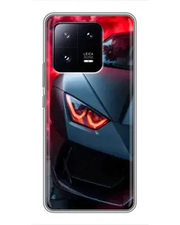 Чехол для Xiaomi 13 Pro с картинкой «Lamborghini красное сияние» Чехол для Xiaomi 13 Pro с картинкой «Lamborghini красное сияние»