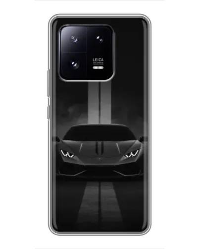Чехол для Xiaomi 13 Pro с картинкой «Lamborghini симметрия дорог»