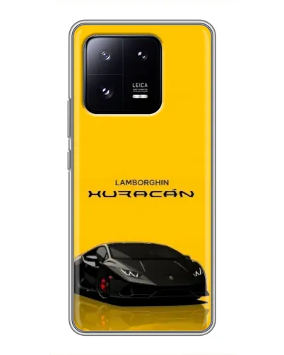 Чехол для Xiaomi 13 Pro с картинкой «Lamborghini Huracan черный»