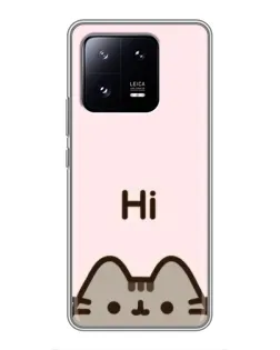 Чохол для Xiaomi 13 Pro з картинкою «Пушин каже Hi»