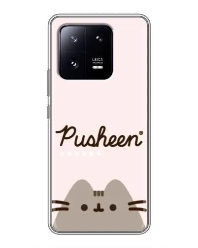 Чохол для Xiaomi 13 Pro з картинкою «Pusheen логотип»