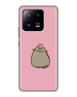 Чохол для Xiaomi 13 Pro з картинкою «Pusheen серце»