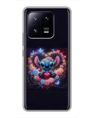 Чехол для Xiaomi 13 Pro с картинкой «Stitch в цветах» Чехол для Xiaomi 13 Pro с картинкой «Stitch в цветах»
