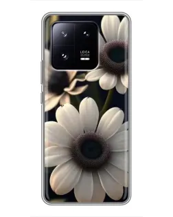 Чохол для Xiaomi 13 Pro з картинкою «Білі маргаритки макро»