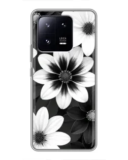 Чохол для Xiaomi 13 Pro з картинкою «Монохромні айстри»