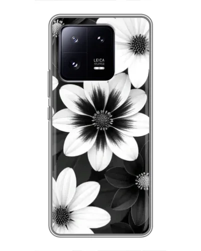 Чехол для Xiaomi 13 Pro с картинкой «Монохромные астры» Чехол для Xiaomi 13 Pro с картинкой «Монохромные астры»