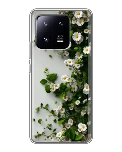 Чехол для Xiaomi 13 Pro с картинкой «Ветка мелких белых цветов» Чехол для Xiaomi 13 Pro с картинкой «Ветка мелких белых цветов»