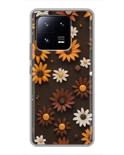 Чехол для Xiaomi 13 Pro с картинкой «Узор из маленьких подсолнухов» Чехол для Xiaomi 13 Pro с картинкой «Узор из маленьких подсолнухов»