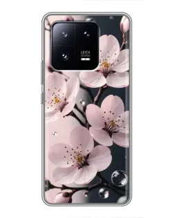 Чохол для Xiaomi 13 Pro з картинкою «Ніжня сакура та краплі»