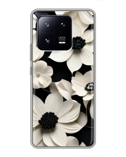 Чехол для Xiaomi 13 Pro с картинкой «Объемные белые цветы» Чехол для Xiaomi 13 Pro с картинкой «Объемные белые цветы»