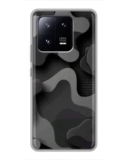 Чохол для Xiaomi 13 Pro з картинкою «Темний абстрактний камуфляж»
