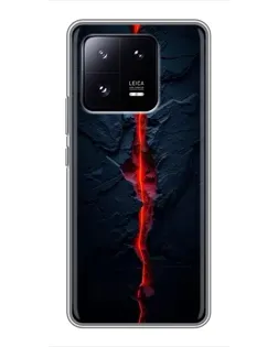 Чохол для Xiaomi 13 Pro з картинкою «Червона лавова тріщина»