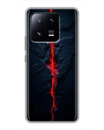 Чохол для Xiaomi 13 Pro з картинкою «Червона лавова тріщина»