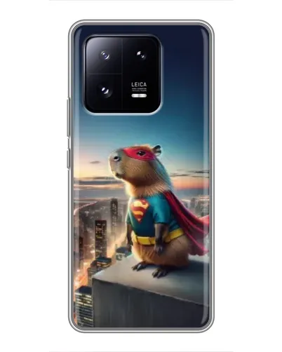 Чехол для Xiaomi 13 Pro с картинкой «Капи-мен супергерой»