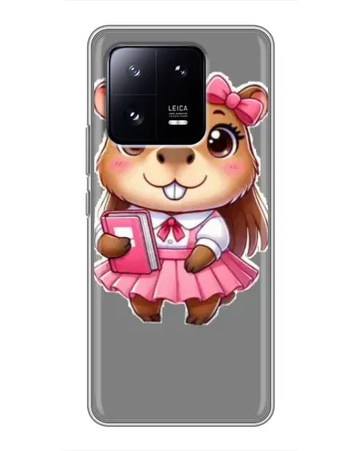 Чехол для Xiaomi 13 Pro с картинкой «Девочка капибара»