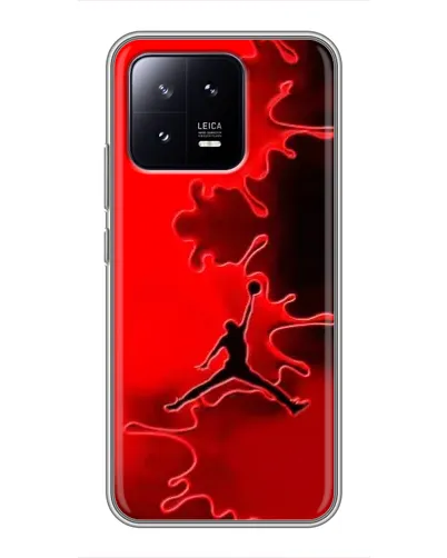 Чохол для Xiaomi 13 з картинкою «Jordan Red Smoke» Чохол для Xiaomi 13 з картинкою «Jordan Red Smoke»