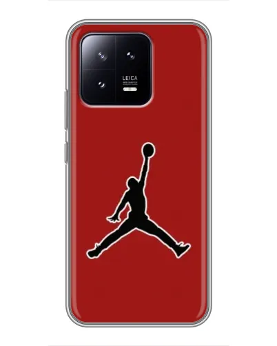 Чохол для Xiaomi 13 з картинкою «Jordan Red Back» Чохол для Xiaomi 13 з картинкою «Jordan Red Back»
