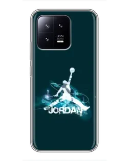 Чохол для Xiaomi 13 з картинкою «Jordan Blue Fire»