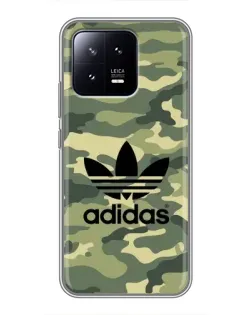 Чохол для Xiaomi 13 з картинкою «Мілітарі стиль Adidas»