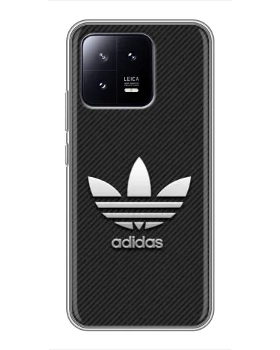 Чохол для Xiaomi 13 з картинкою «Adidas Карбонова текстура»