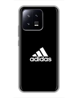 Чохол для Xiaomi 13 з картинкою «Чорна класика Adidas»
