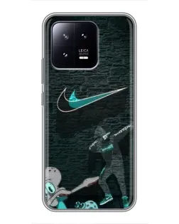 Чохол для Xiaomi 13 з картинкою «Спортивний арт Nike»