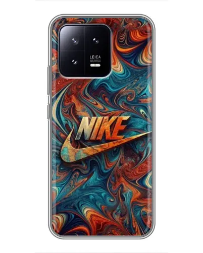 Чохол для Xiaomi 13 з картинкою «Nike в абстракції»