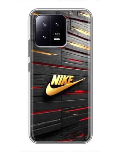 Чохол для Xiaomi 13 з картинкою «Золотий Nike на металі»