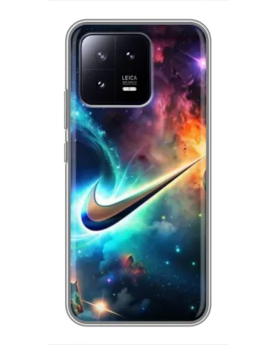Чохол для Xiaomi 13 з картинкою «Космічний Nike Swoosh»