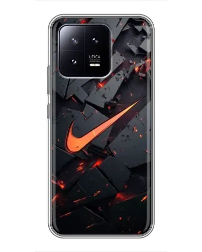 Чохол для Xiaomi 13 з картинкою «Nike — ефект розломів»