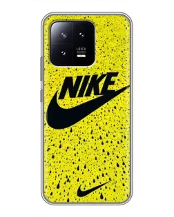 Чохол для Xiaomi 13 з картинкою «Жовтий текстурний Nike»