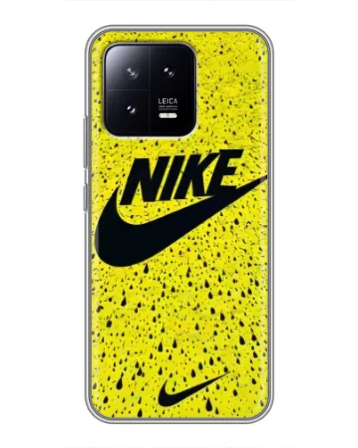Чохол для Xiaomi 13 з картинкою «Жовтий текстурний Nike»
