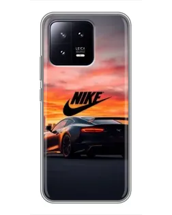 Чохол для Xiaomi 13 з картинкою «Nike та суперкар»