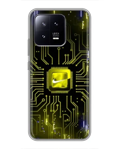 Чохол для Xiaomi 13 з картинкою «Nike — золота іскра»