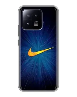Чохол для Xiaomi 13 з картинкою «Синій пульс Nike»