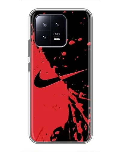 Чохол для Xiaomi 13 з картинкою «Червоні бризки Nike» Чохол для Xiaomi 13 з картинкою «Червоні бризки Nike»