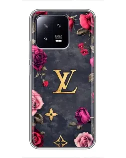 Чохол для Xiaomi 13 з картинкою «Квітковий Louis Vuitton»