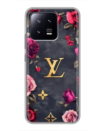 Чохол для Xiaomi 13 з картинкою «Квітковий Louis Vuitton»